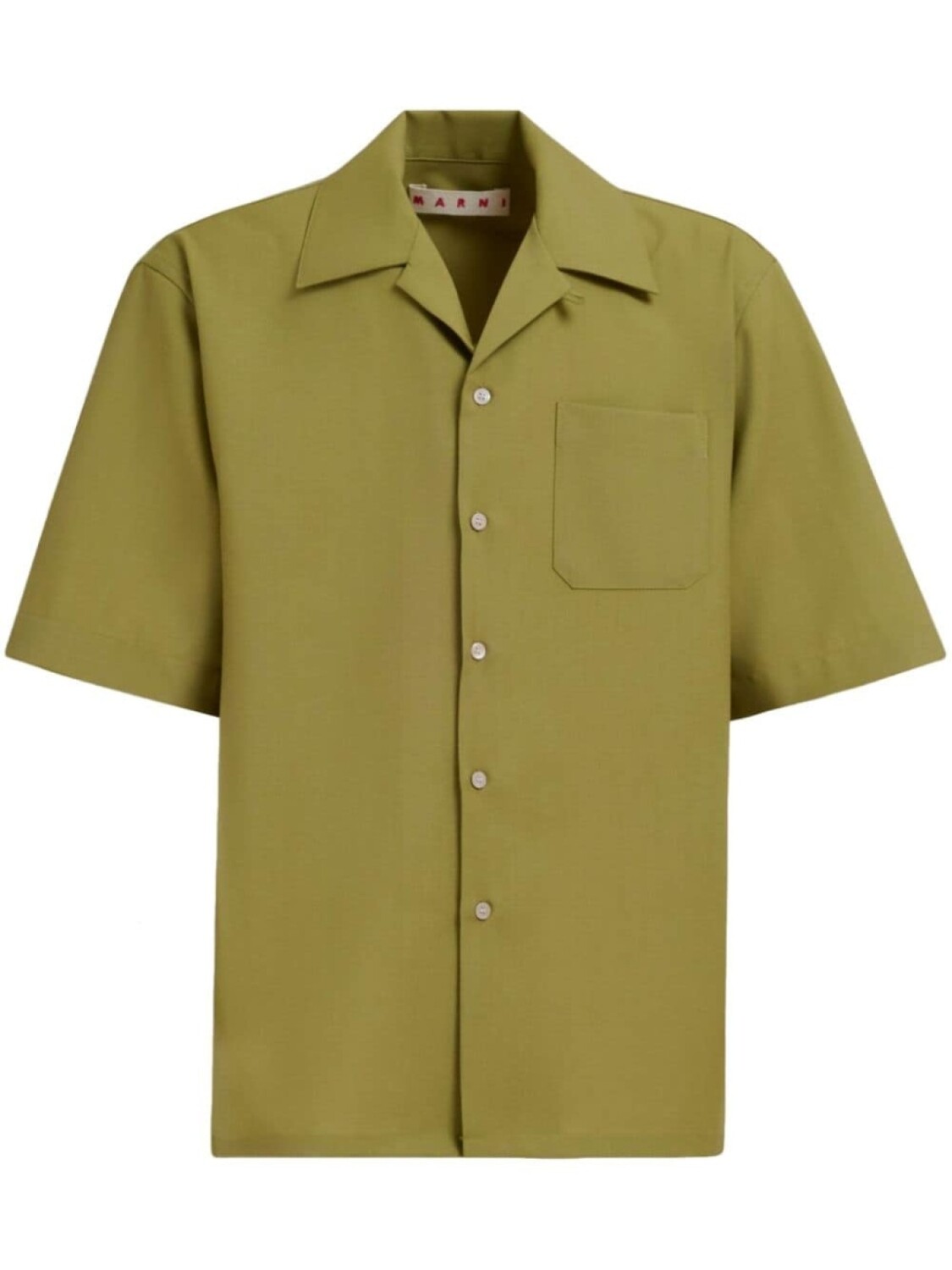 

Marni рубашка Tropical из вирджинской шерсти, зеленый