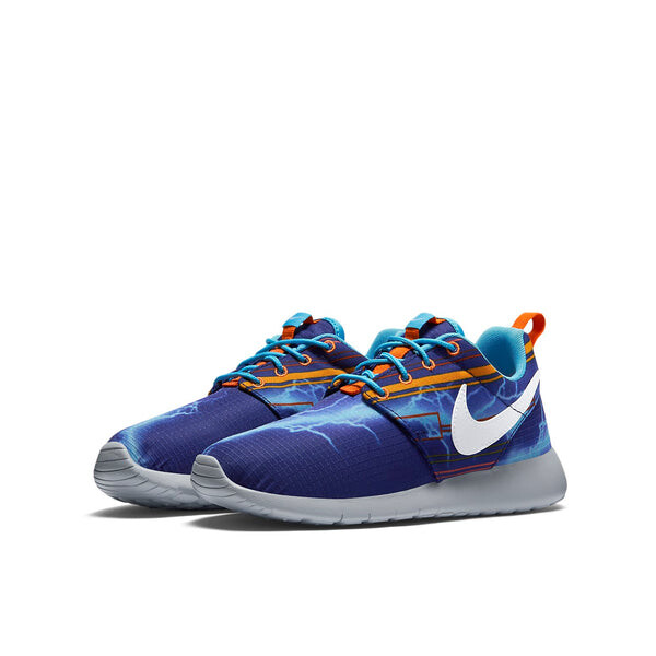 Кроссовки roshe one print Nike, синий — фото 3