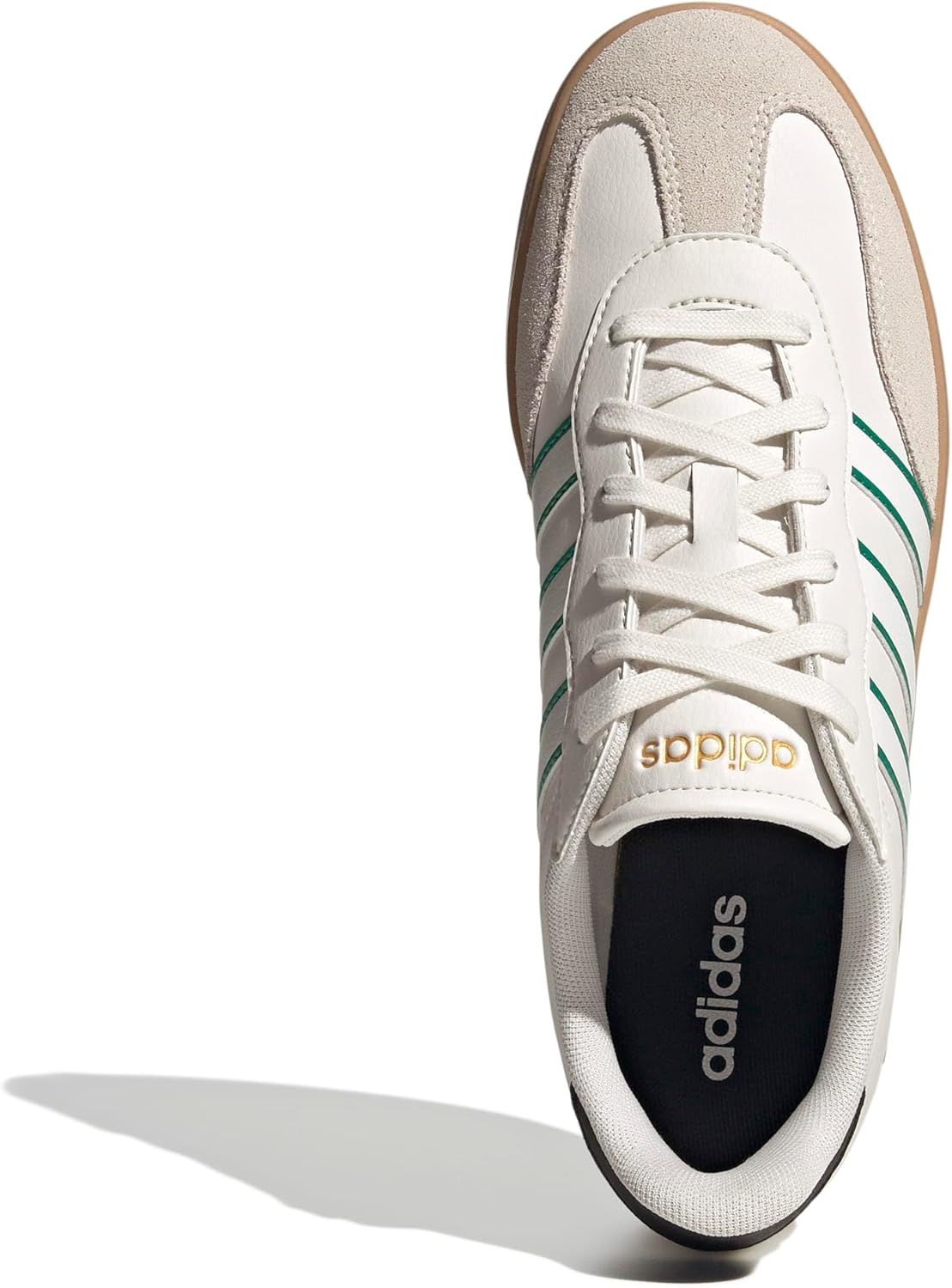 Мужские модные кроссовки Adidas Barreda, белый/зеленый — фото 2