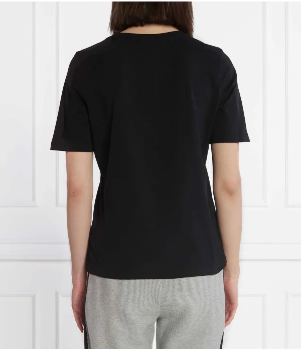 Футболка reg с щеткой ctn ny c-nk ss Regular fit Tommy Hilfiger, черный — фото 4