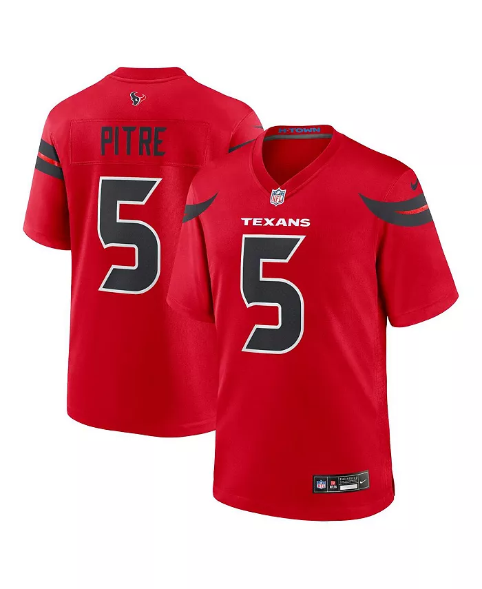 

Мужская альтернативная игровая футболка Jalen Pitre Houston Texans Nike, красный
