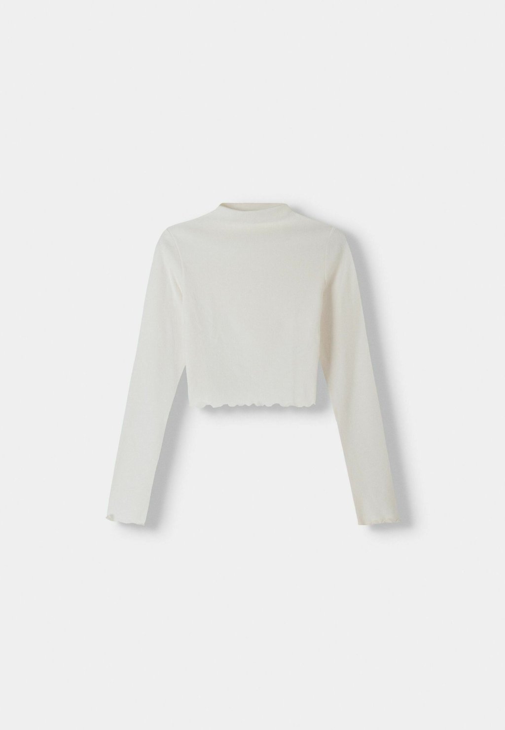 

Джемпер HIGH NECK Bershka, белый