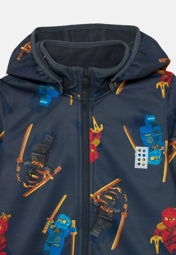 Куртка lwsaku 602 из софтшелла Lego Kidswear, Dark Grey — фото 4