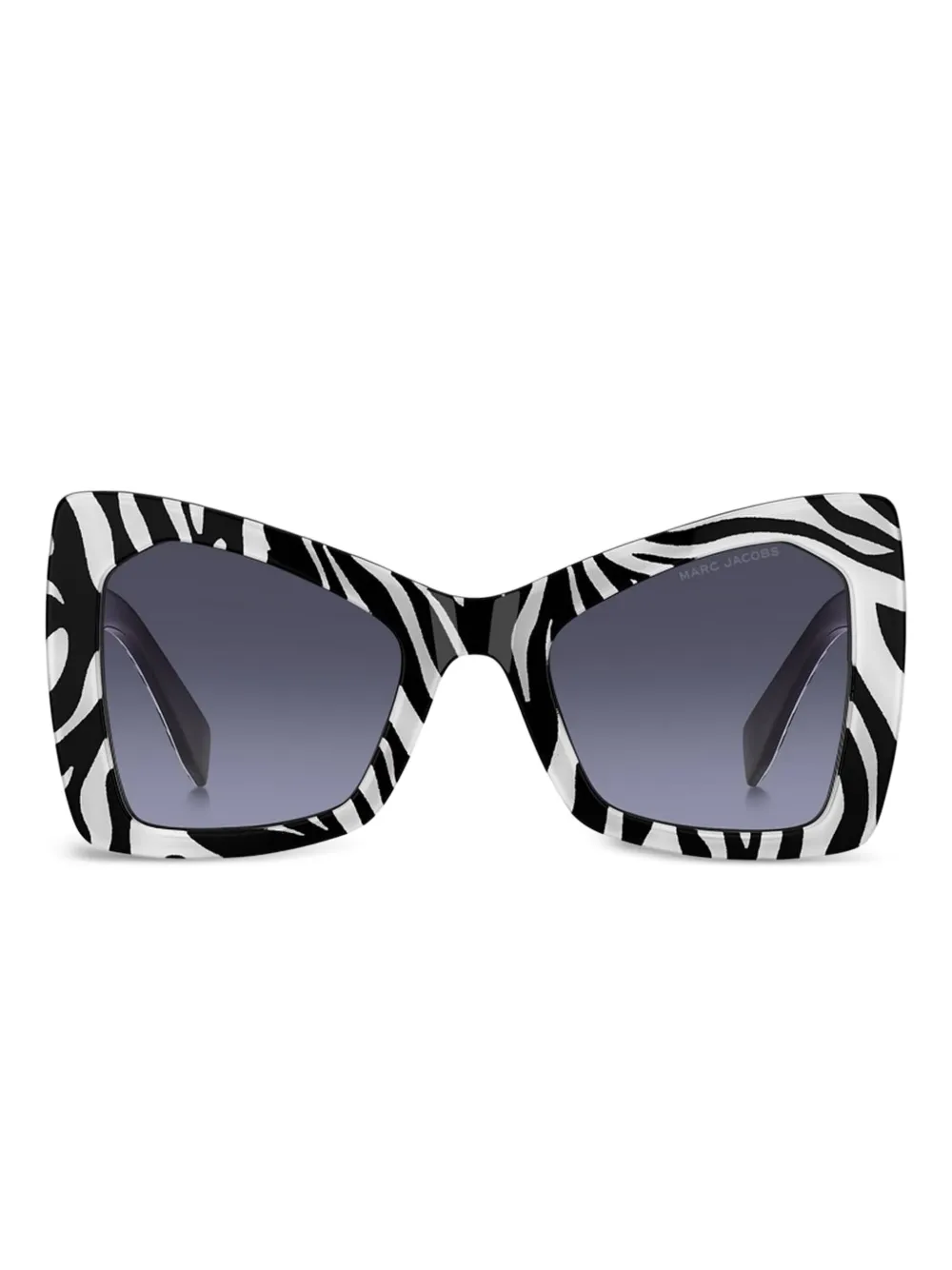 

Солнцезащитные очки с принтом зебры Marc Jacobs Eyewear, черный