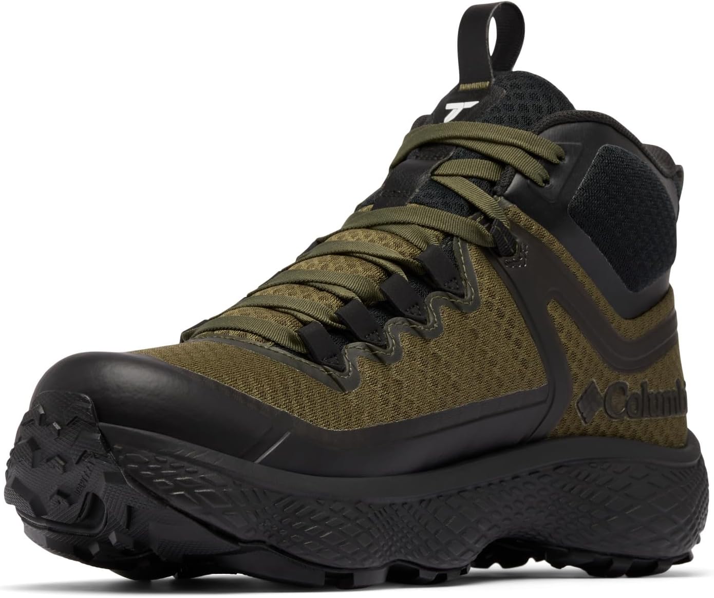 Мужские треккинговые ботинки Columbia Escape Thrive Titanium Mid Outdry, Nori/Black — фото 4