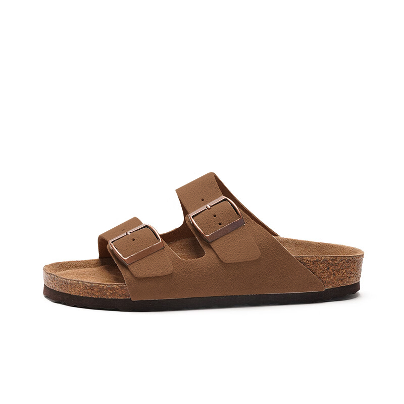 

KANGLONG Летние шлепанцы-сабо повседневные женские сандалии в стиле Birkenstock унисекс желто-коричневые, цвет Yellow Brown