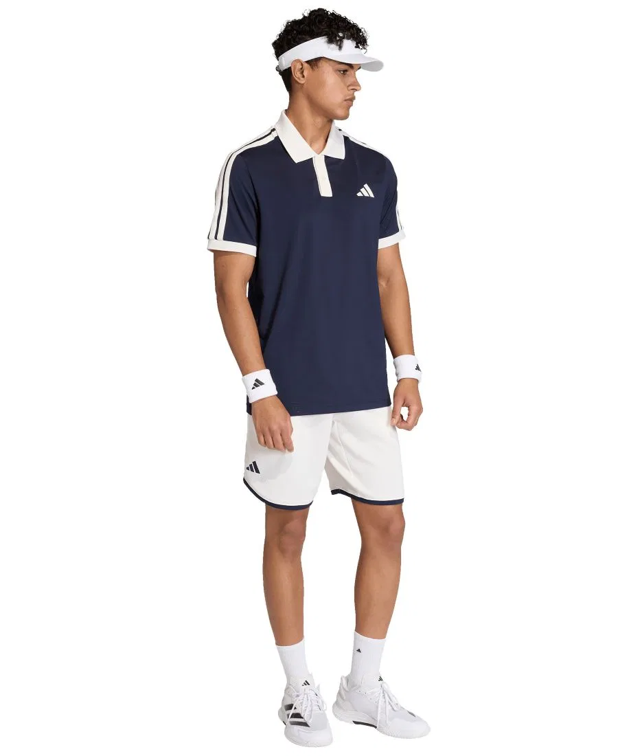 Мужские классические теннисные шорты Adidas, белый — фото 2