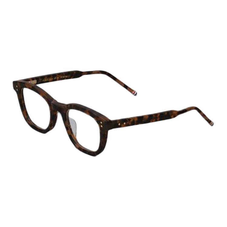 

THOM BROWNE Солнцезащитные очки Thom E с прямоугольной оправой, Dark Brown