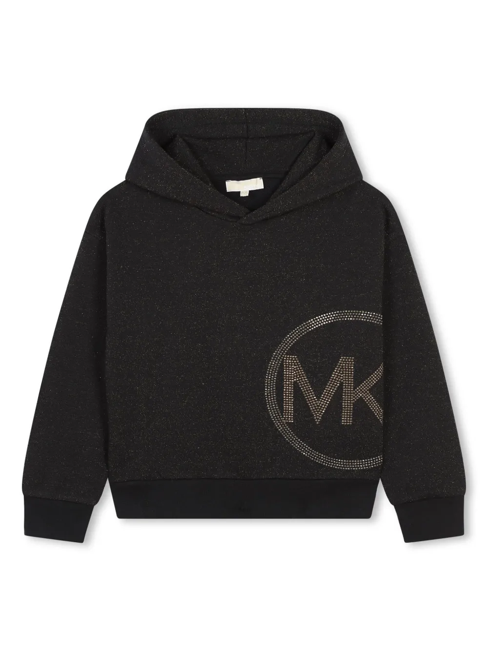 

Худи с логотипом из заклепок Michael Kors Kids, черный
