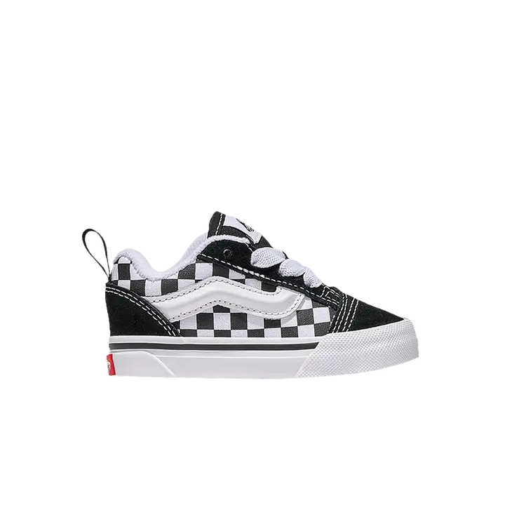 

Кроссовки Vans Knu-Skool Toddler Checkerboard - Black White, черный