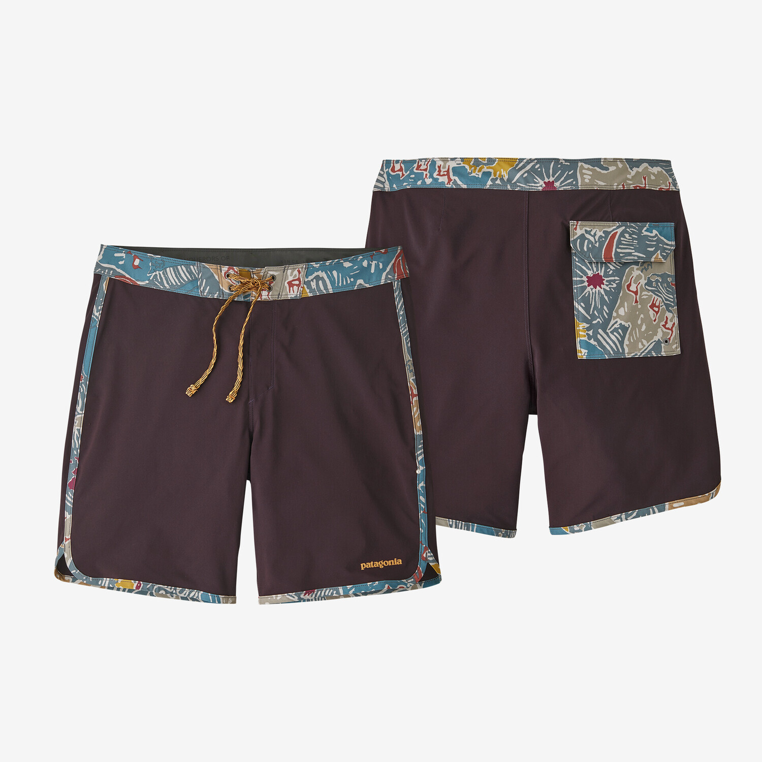 

Мужские шорты Hydropeak с фестонами Patagonia, цвет Obsidian Plum