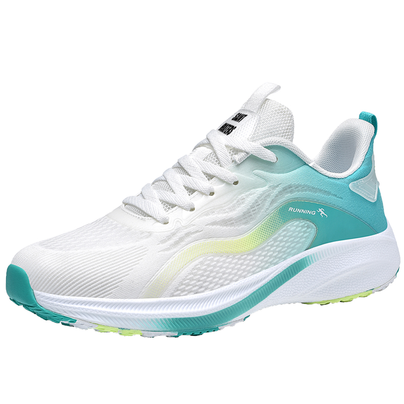 

Дышащие кроссовки для детей и подростков SAINT WATERS, белый/зеленый