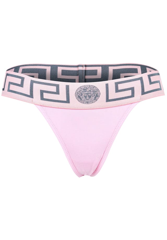 

Стринги - трусики-стринги topeka из органического хлопка би-стрейч Versace, розовый