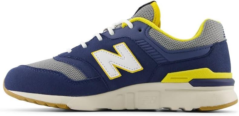 

Детские кроссовки New Balance 997h V1 на шнуровке (унисекс), темно-синий/индиго/лимонный