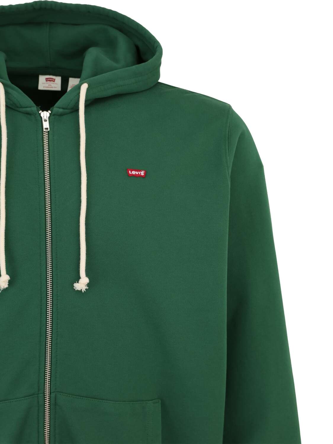 Levi's Big & Tall Толстовка 'ORIGINAL' в темно-зеленом цвете — фото 3