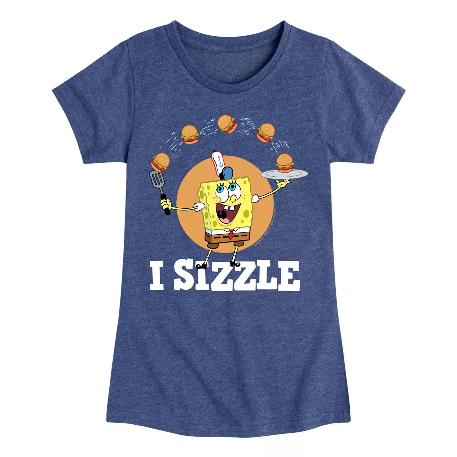 

Футболка «Губка Боб I Sizzle» для девочек 7–16 лет Licensed Character, синий