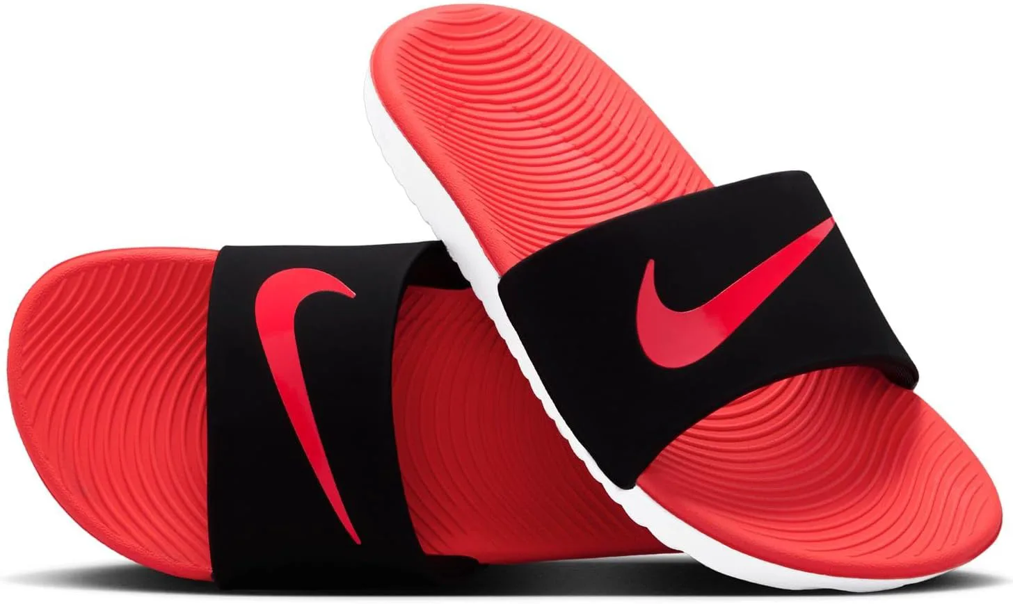 Сандалии Nike Kawa для детей, черный/ярко-малиновый/белый
