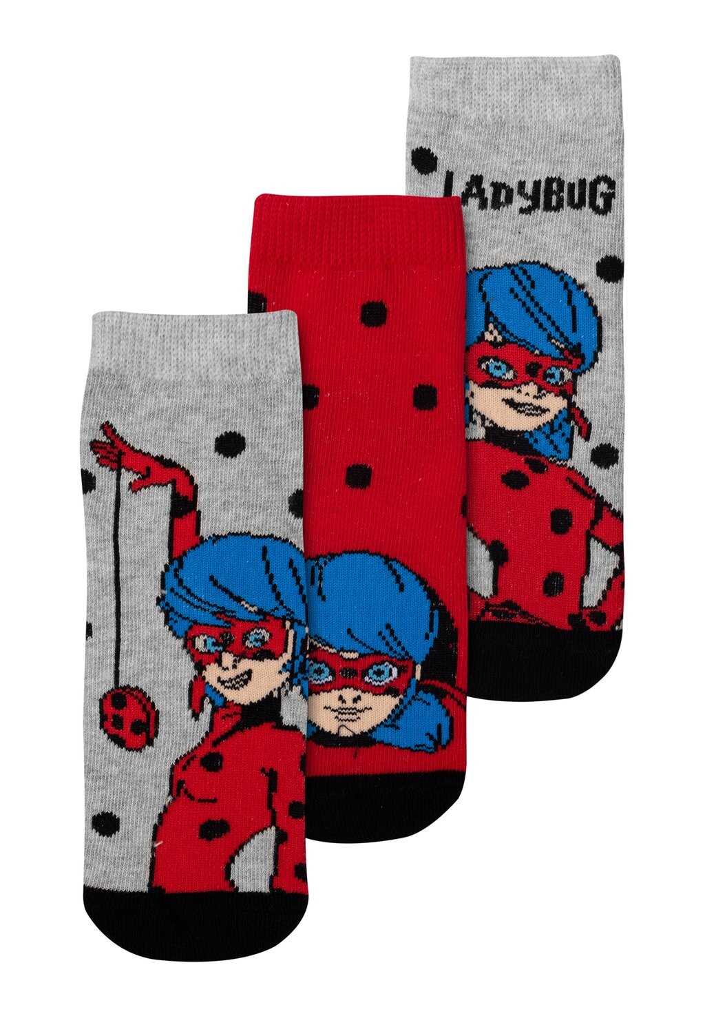 

Носки 3ER PACK MIRACULOUS LADYBUG Miraculous, темно-красный