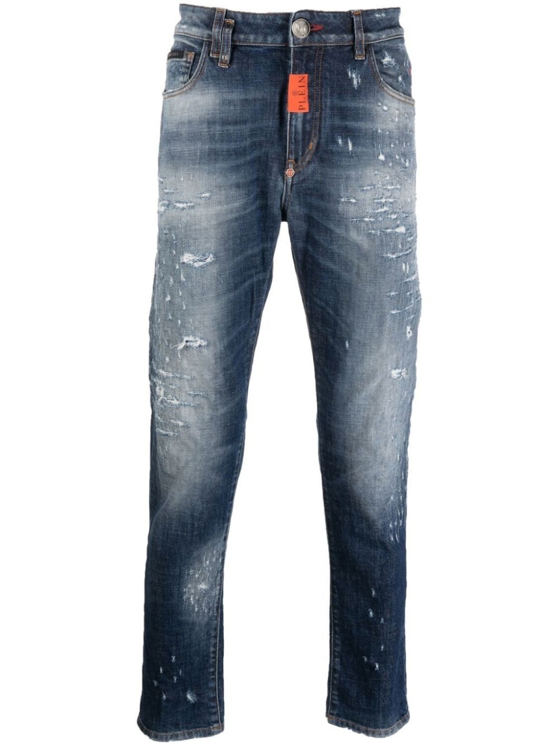 

Philipp Plein прямые джинсы, синий