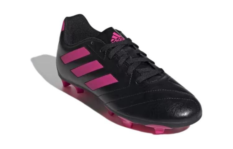 Футбольные бутсы Goletto Kids для детей Adidas, черный/розовый — фото 3