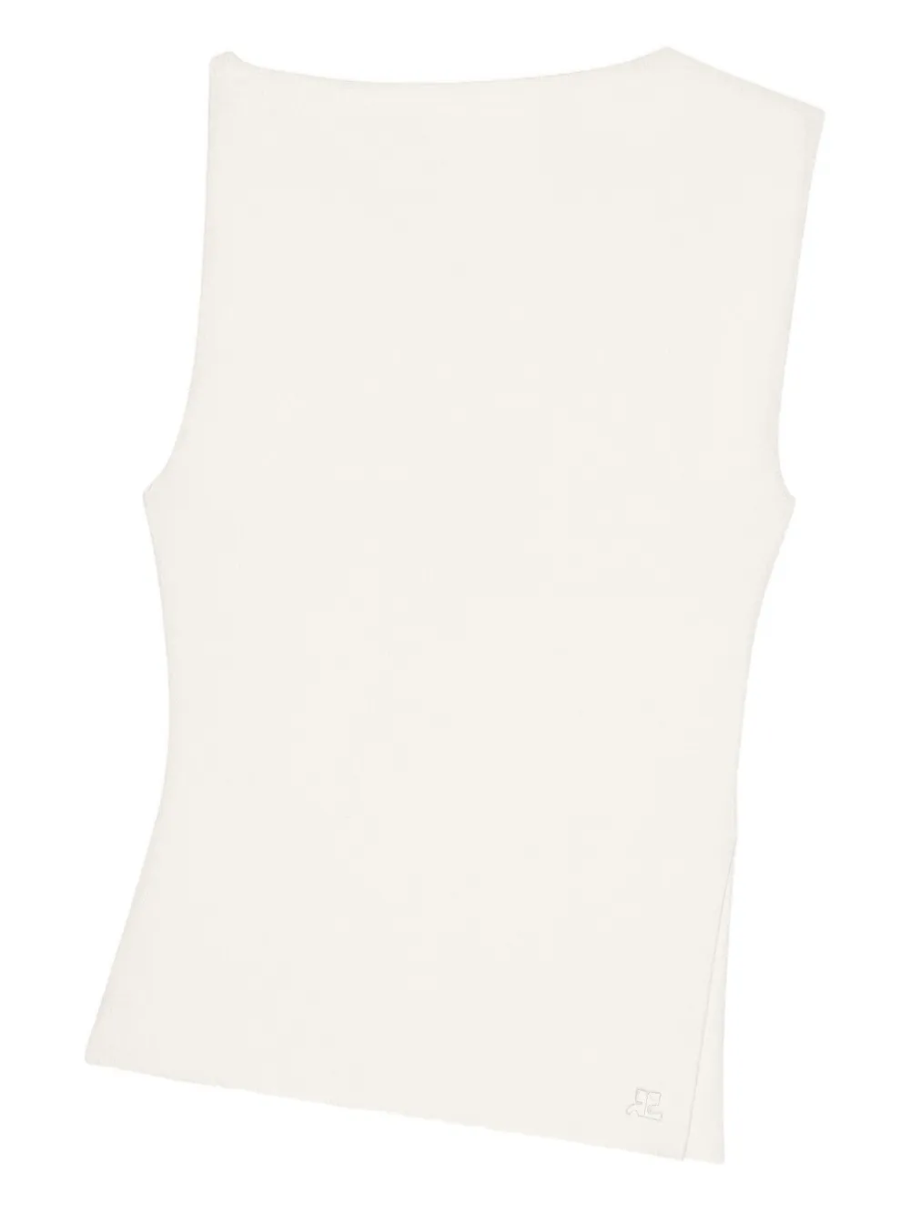 

Блузка с вышивкой Courrèges, белый