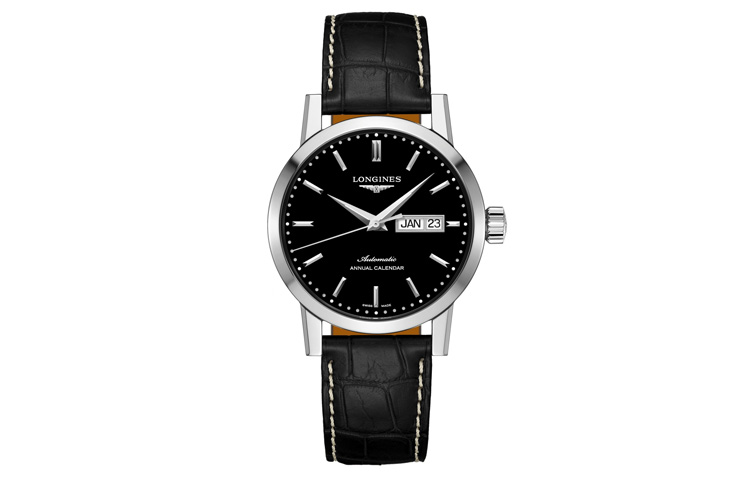 

LONGINES Часы Men's 1832 Collection Watch, Silver Black Watch Dial