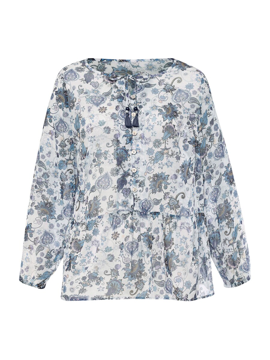 

Блузка heine, цвет Cyan blue/Pastel blue