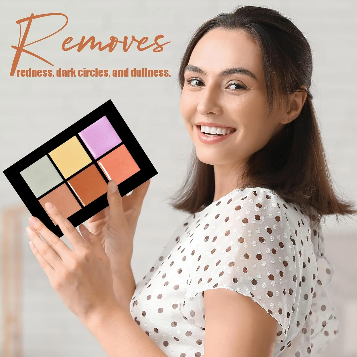 Корректирующая палетка Profusion Cosmetics Studio Corrector Palette, 6 оттенков, мульти — фото 3