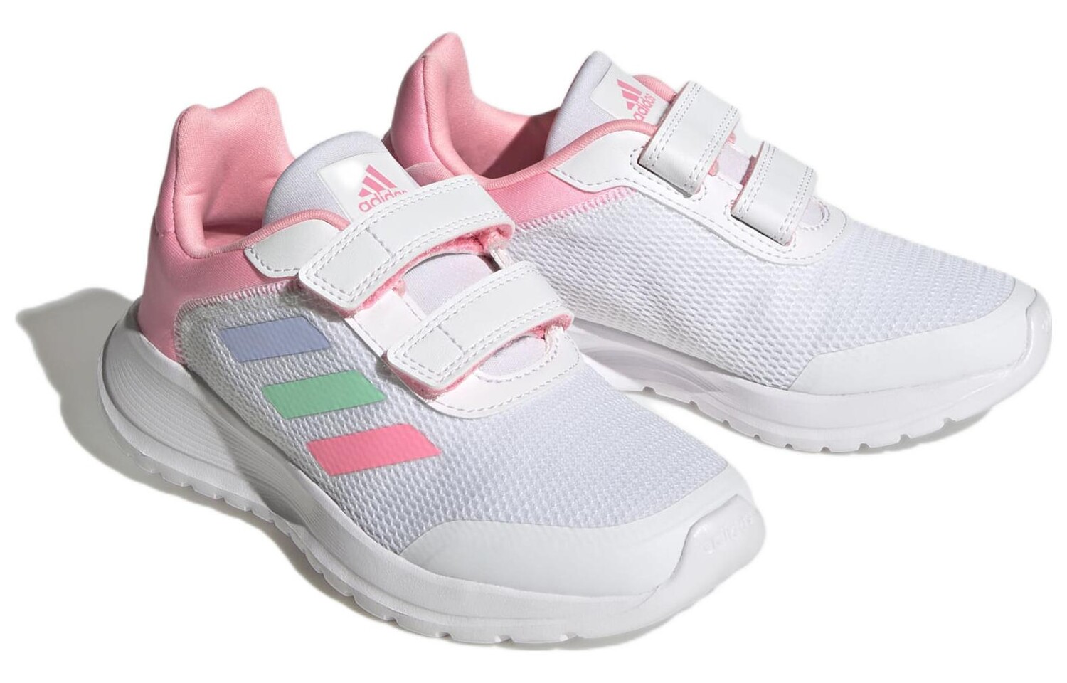 Кроссовки Tensaur Kids Kids Low-top Белые/Розовые Adidas — фото 3