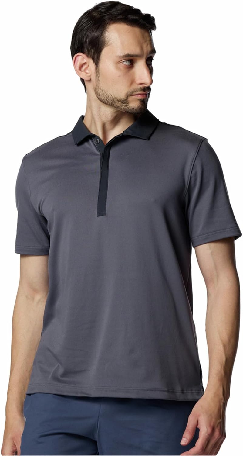 

Мужская тренировочная рубашка-поло Under Armour, UA Motion Novelty Polo, цвет Castle Rock, размер 3XL