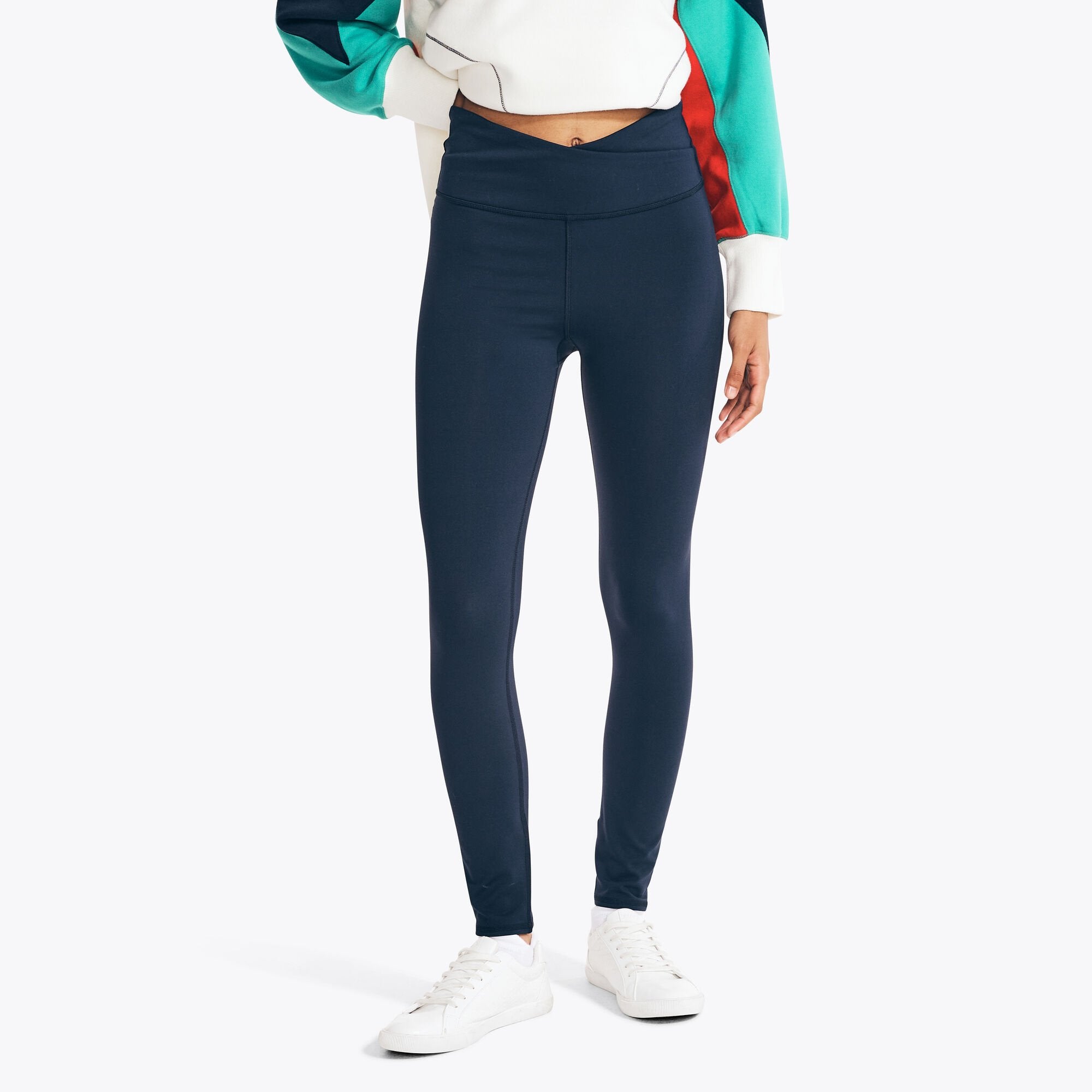 

Женские леггинсы Nautica Crossover Waistband, цвет navy seas