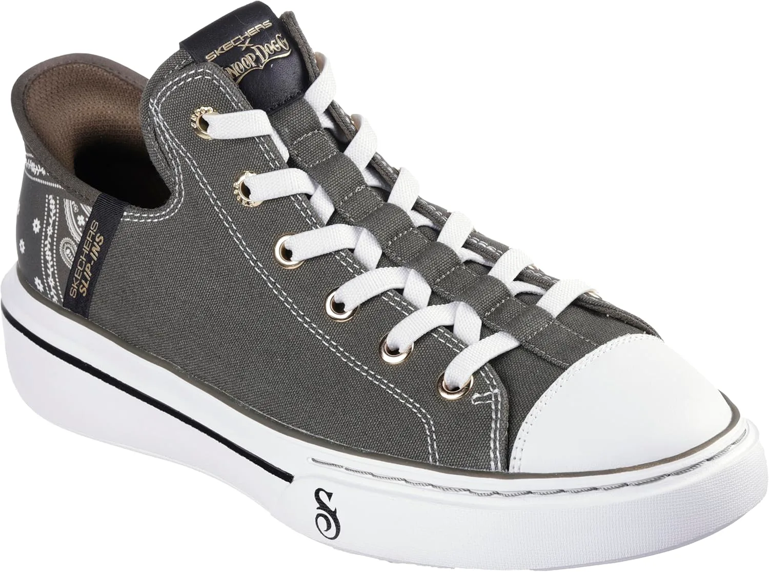 Мужские кроссовки Skechers Snoop Dogg: Snoop ONE-Double G Hands Free Slip-Ins — фото 2