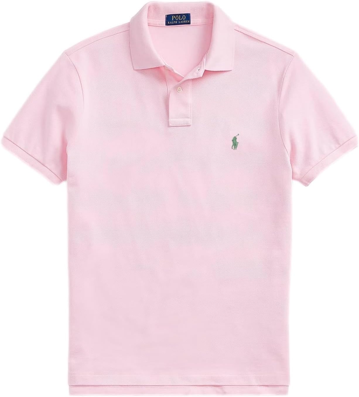 

POLO RALPH LAUREN Мужская новая классическая футболка-поло, Rl Pink Mint Pony