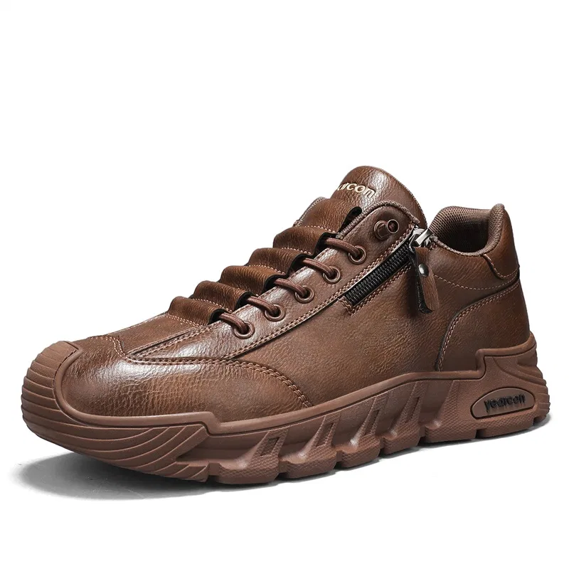 Кеды мужские на низком подъеме YEARCON Light Brown