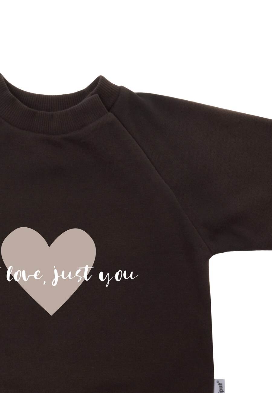 Худи LILIPUT Sweatshirt just love just you, темно-коричневый — фото 4