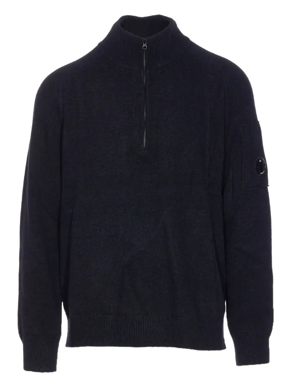 

Свитер с молнией до половины C.P. Company, черный