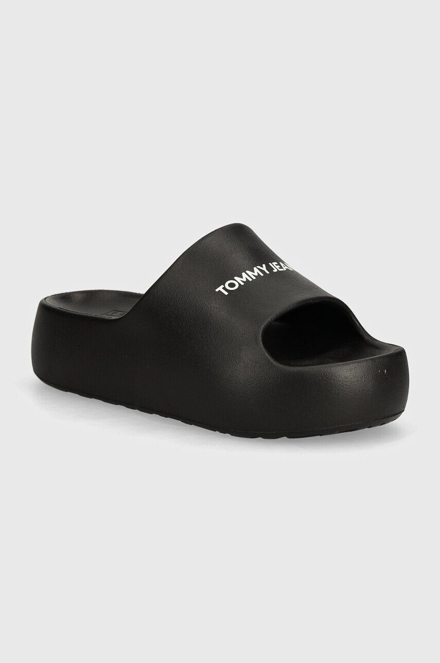 

Шлепанцы Tommy Jeans TJW CHUNKY FLATFORM, черный