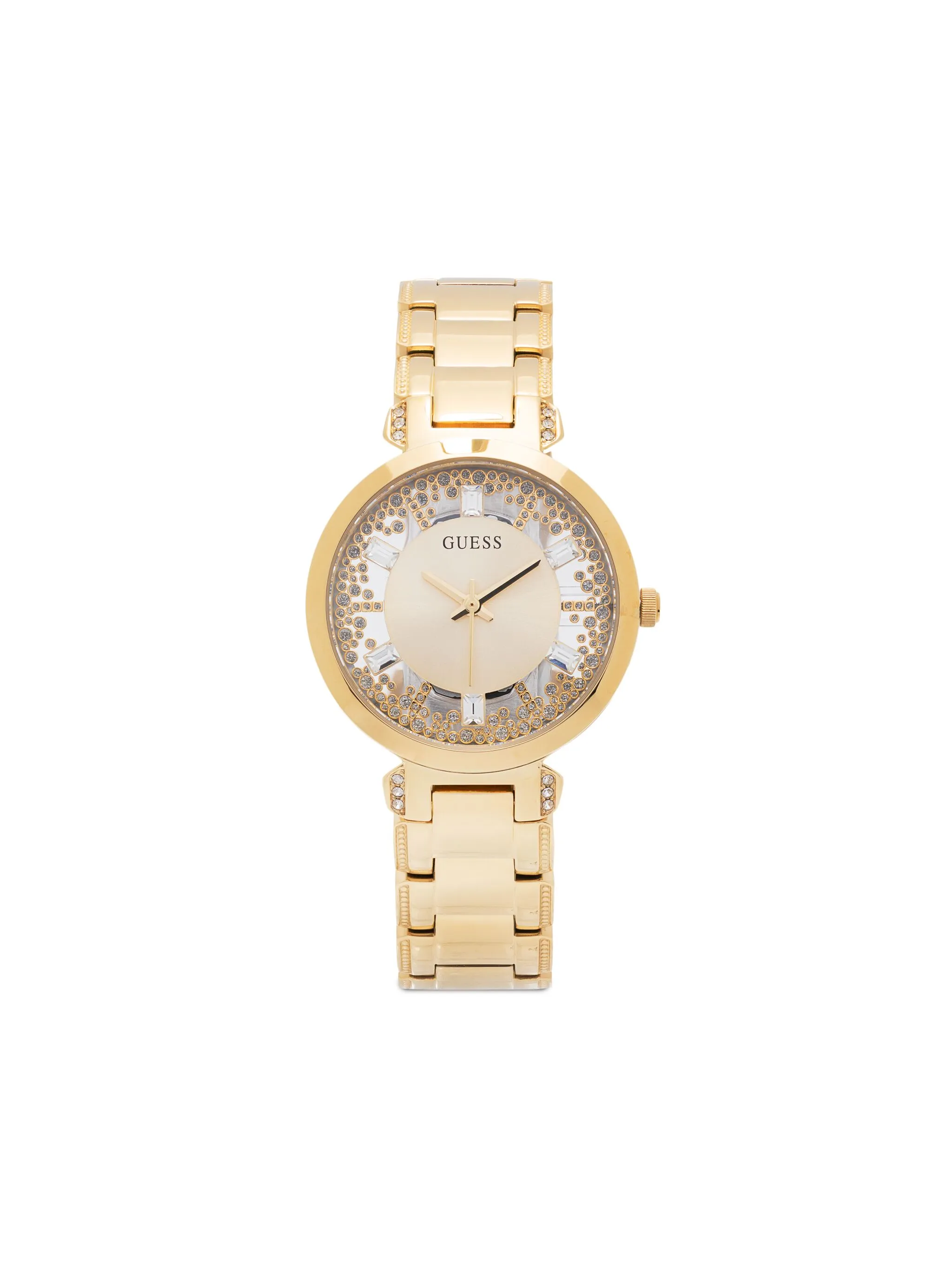 

Кварцевые наручные часы 35 мм Guess Usa, золотистый