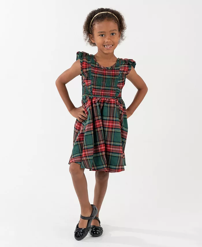 

Детское платье без рукавов со сборкой, размеры 2T-6X Rare Editions, зеленый