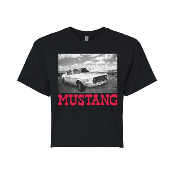 

Футболка с фотопринтом Mustang для подростков Licensed Character, черный