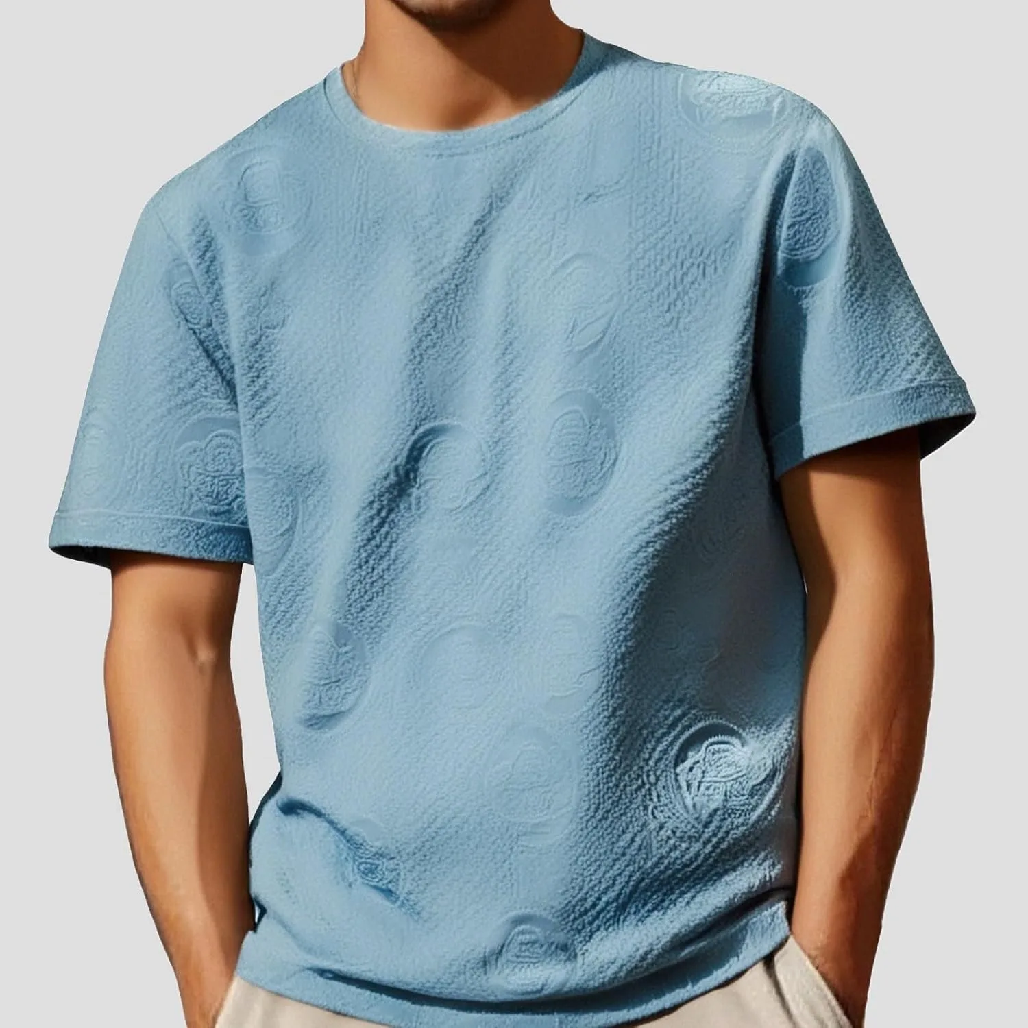 Мужская футболка Slim Fit Casual для активного отдыха — фото 3