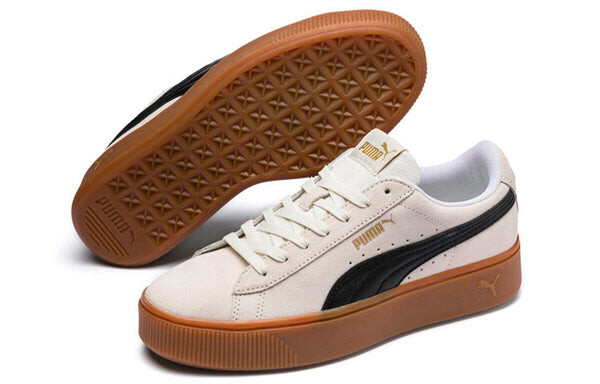 Кроссовки vikky stacked retro casual skateboarding shoes white Puma, белый — фото 3