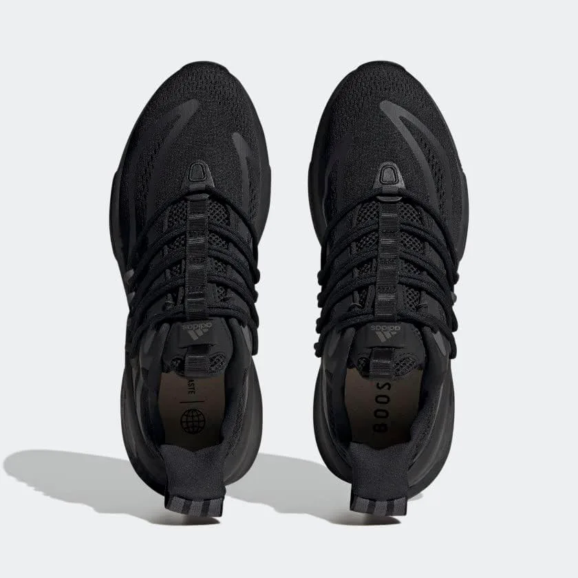 Мужские кроссовки для бега Adidas Alphaboost Knit Performance, черный/серый — фото 3