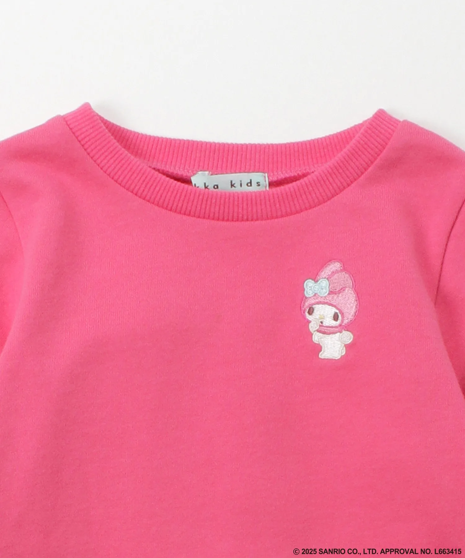 Детский свитшот с вышивкой Sanrio Characters hakka kids желтый — фото 4