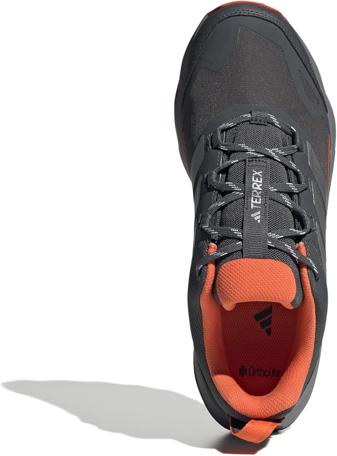 Мужские походные кроссовки Adidas Terrex Skychaser Ax5 Gore-Tex, серый/металлик/оранжевый — фото 2