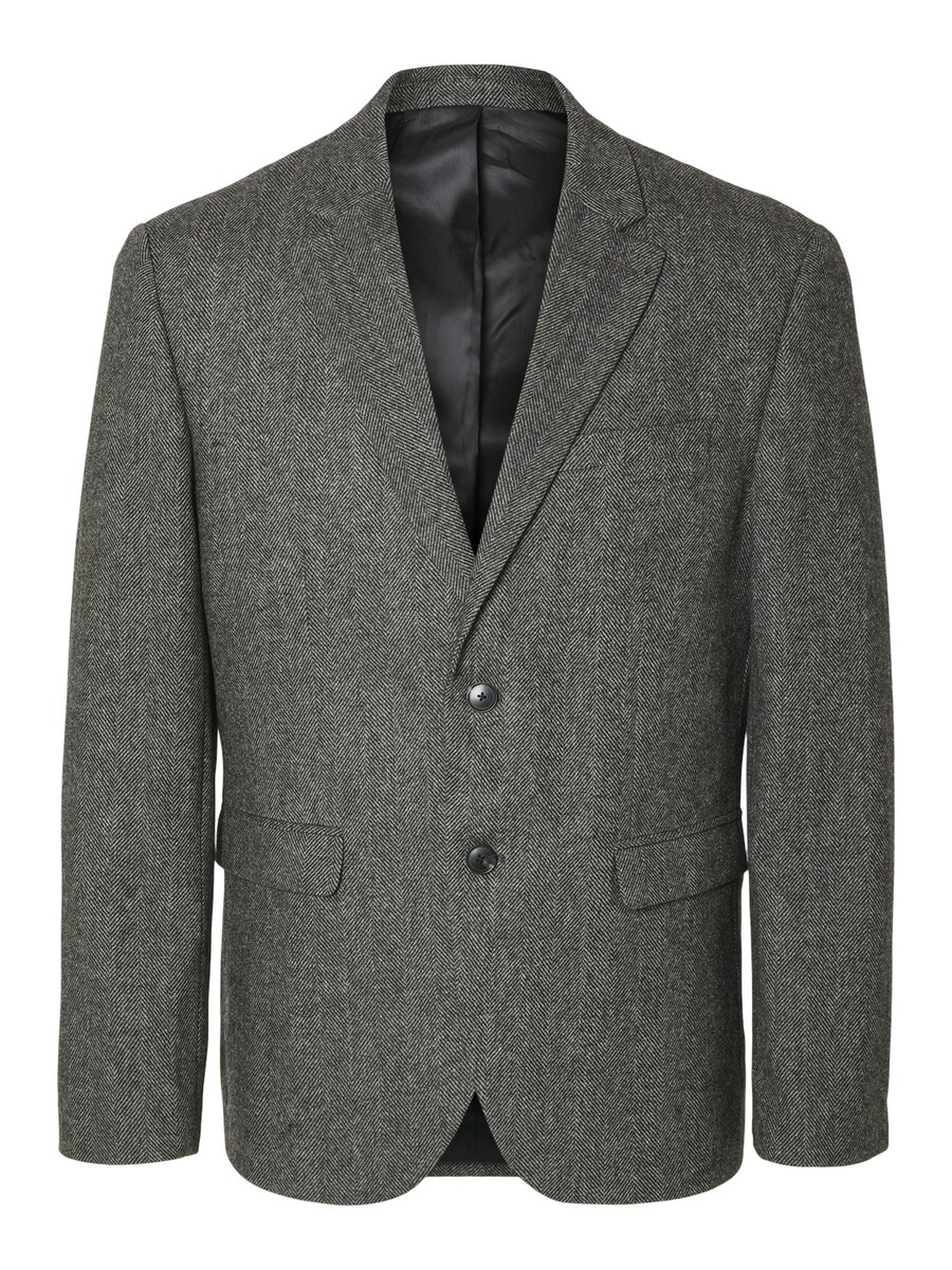 

Приталенный пиджак от костюма SELECTED HOMME, цвет Grey/Dark grey
