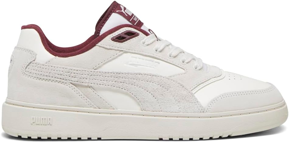 

Мужские кроссовки PUMA Doublecourt PRM с шнуровкой, повседневные - белые