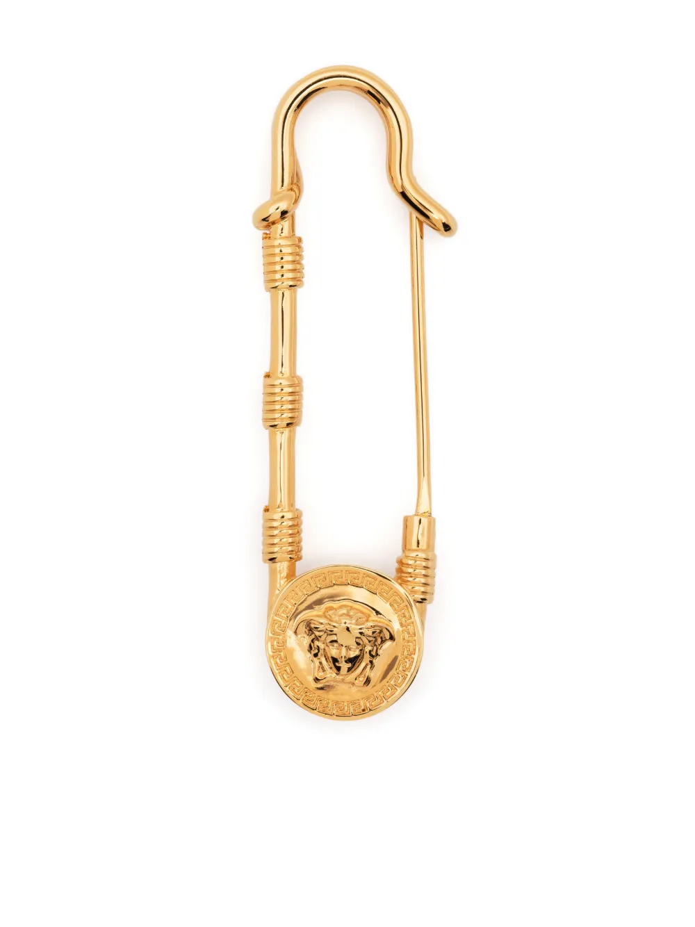

Брошь Safety-Pin Medusa VERSACE, золотой