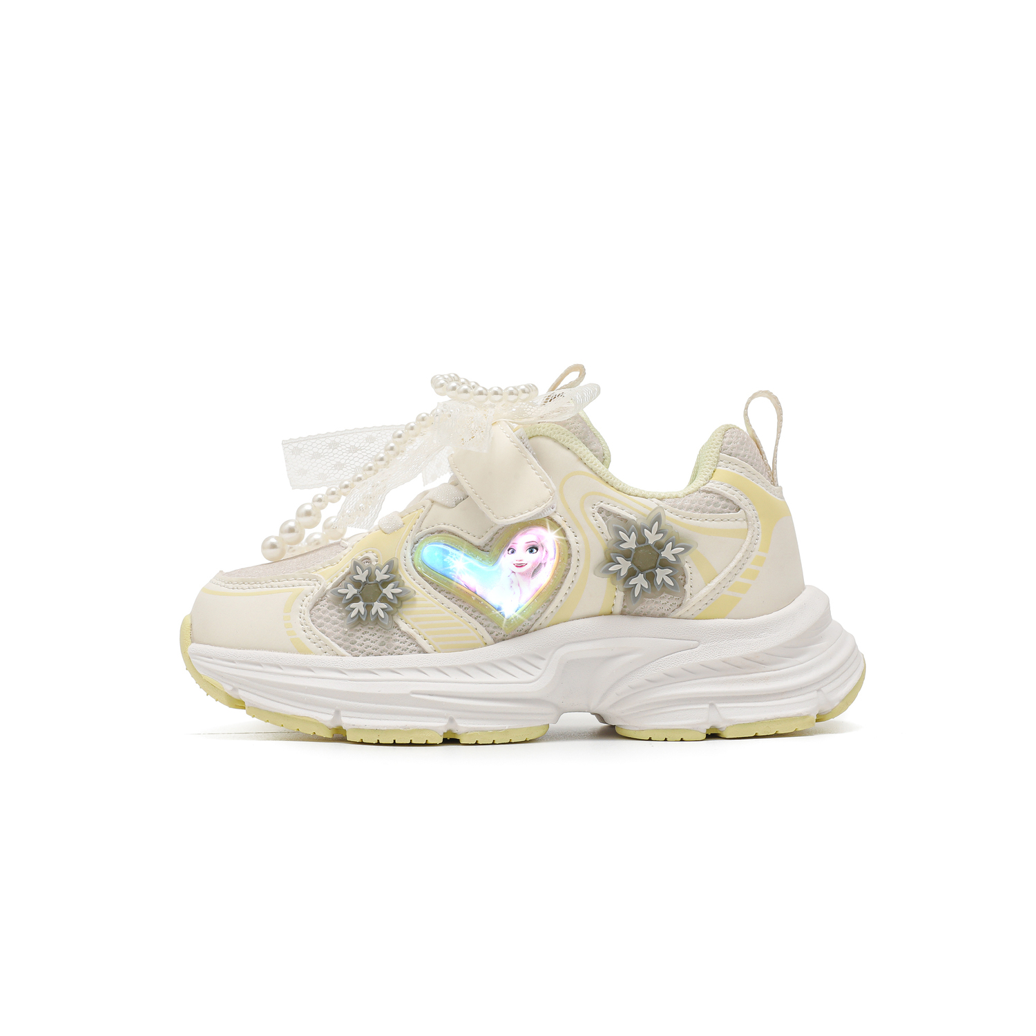 Легкие амортизирующие кроссовки Frozen Low top для детей Disney, серебристо-розовый — фото 3