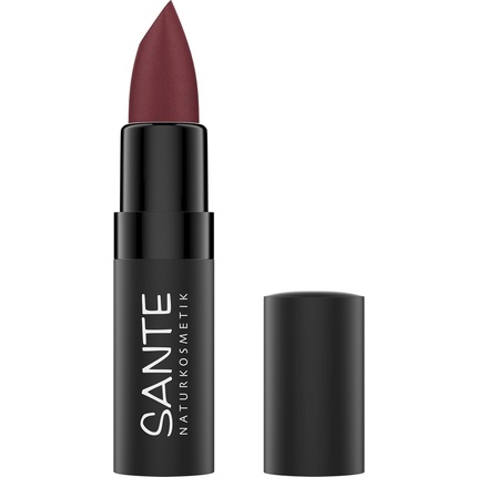 

Ультраматовая помада 08 Vibrant Plum Powdery Matte Sante Naturkosmetik